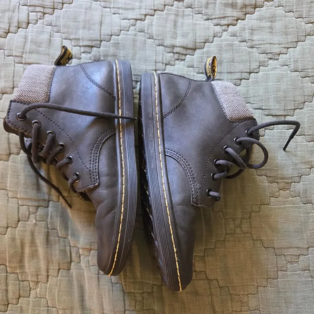 Dr-martens Women's Brown and Black Boots